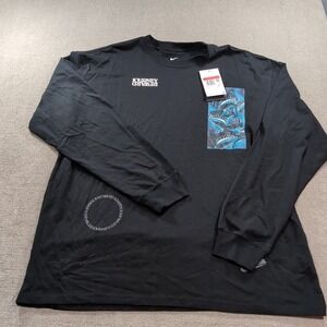 Nike x Kyrie Irving Journey Reward Long Sleeve T Shirt‎ NWT L Black Loose Fit